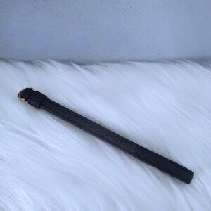 Coach replacement wristlet strap coated canvas EUC